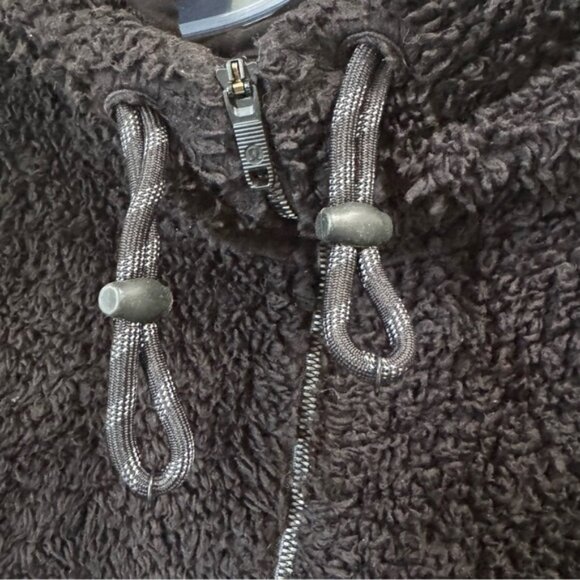 Lululemon Oh So Sherpa Fleece Half Zip Jacket Hoodie Pockets Jersey Lined Top 10 - Picture 9 of 16